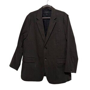 Rag & Bone Dark Gray Two-Button Blazer Jacket Classic Fit Made In USA  Mens 46